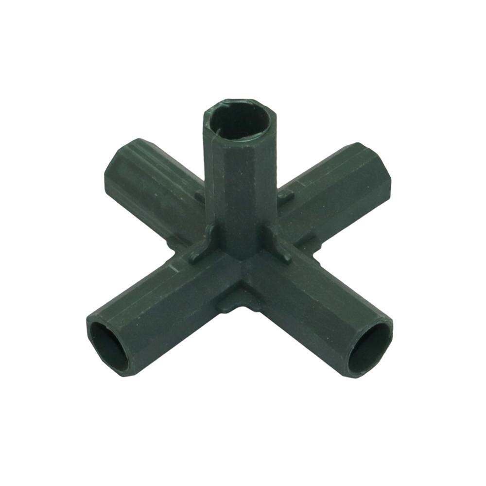 16Mm Plant Stakes Connectors 3-Weg, 4-Weg, 5-Way Vaste Joint Landbouw Klimmen Stakes Rand Hoek Connectoren 15 Pcs: plum
