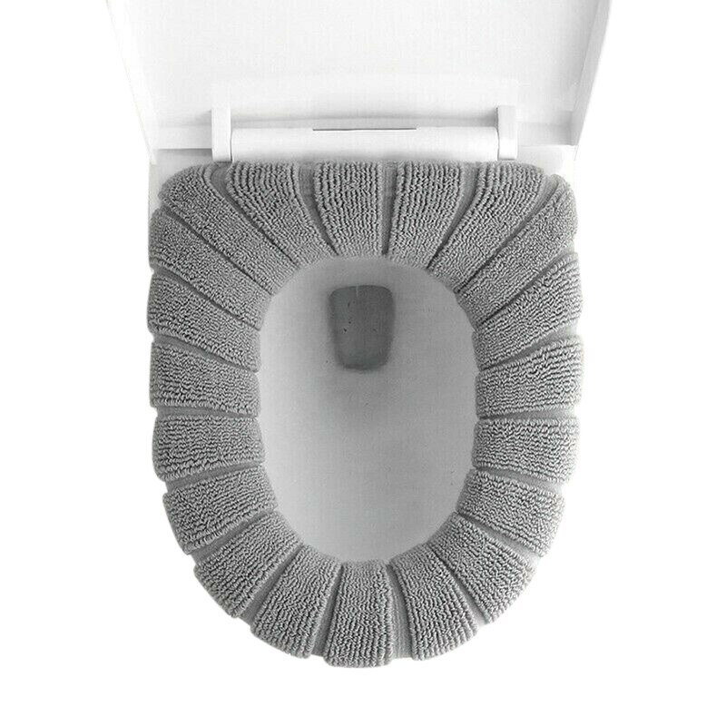 Tapis de toilette universel, épais, doux, quatre saisons, automne-hiver, housse de siège de toilette, coussinets chauds lavables, 30cm