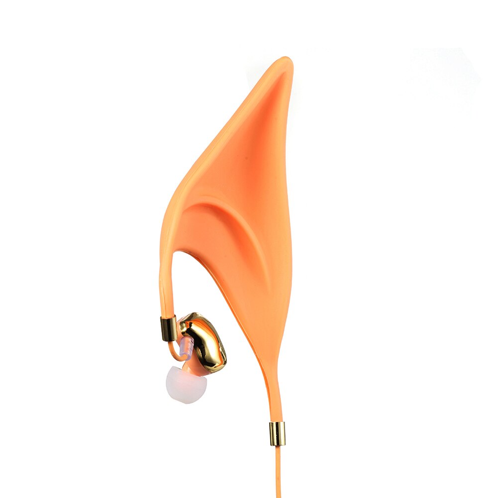 Bluetooth-kopfhörer mit 4.1/3.5mm klinkenstecker, elfenohrenform, in-ear-design, geisterfee-motiv, integriertem mikrofon für kinder