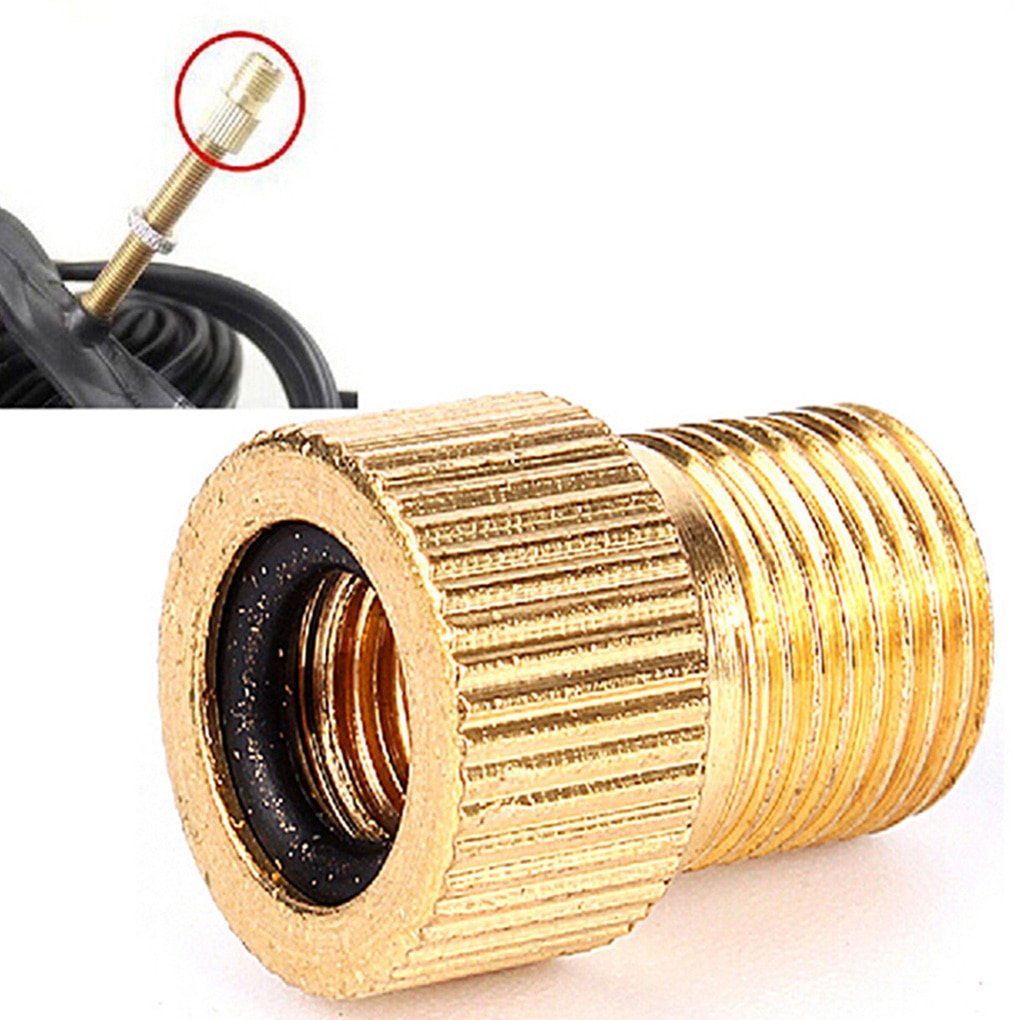 10 stk/sæt ventil adapter pumpe convert presta kobber ventil adapter hjul gas dyse rør værktøj cykel cykel tilbehør
