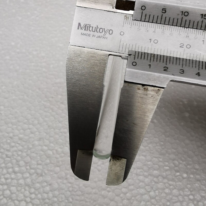 10 stk / mye 6.0*200mm rund glasspinne uten hullprisme diy lysekrone krystaller lampe hotell og gjesterom belysningstilbehør