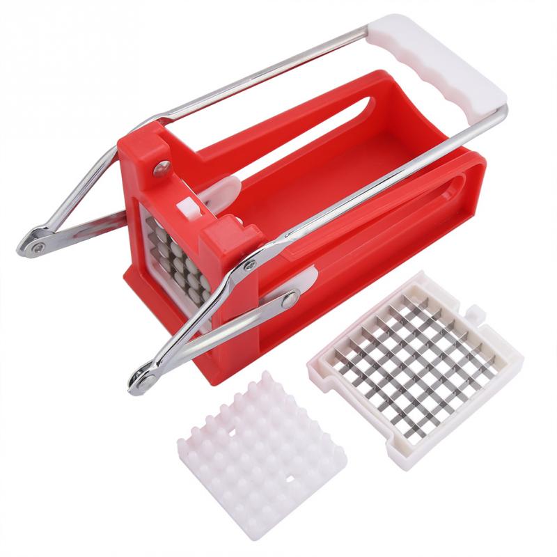 Französisch Braten Kartoffel Schneider Kartoffel Chips Machen Tool Cut In Streifen Gemüse Slicer Chopper Chips Machen Zu Hause Küche Gadgets: Default Title