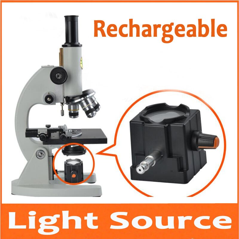 Lumière réglable Rechargeable blanche d'usb pour le Microscope biologique d'étudiant lumière LED Source de lampe de lumière inférieure XSP-01 02 06 système