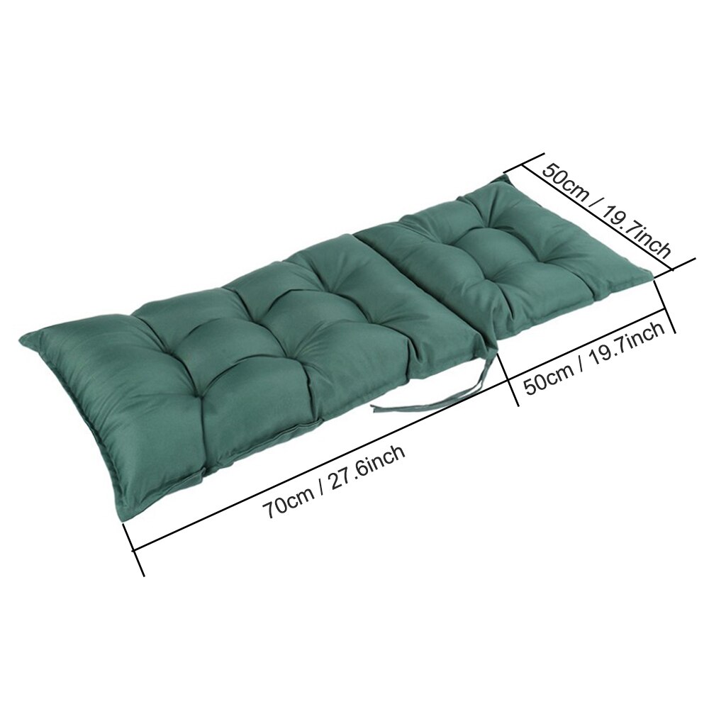 Lang pute hvilestol 120 x 50 x 8cm hvilestol myk ryggpute sammenleggbar tykne hagestol pute hage lang solsengmatte