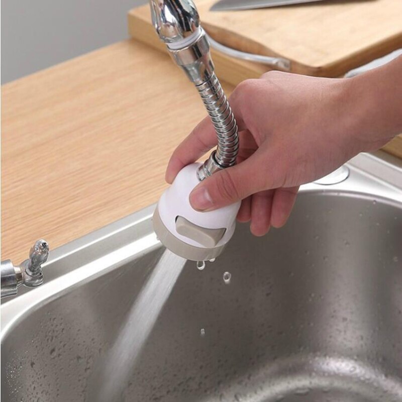 Tête de robinet de cuisine, tête de robinet de pulvérisation rotative à 360 degrés, buse de robinet 3 Modes, filtre de robinet accessoires de cuisine pour la maison, goutte