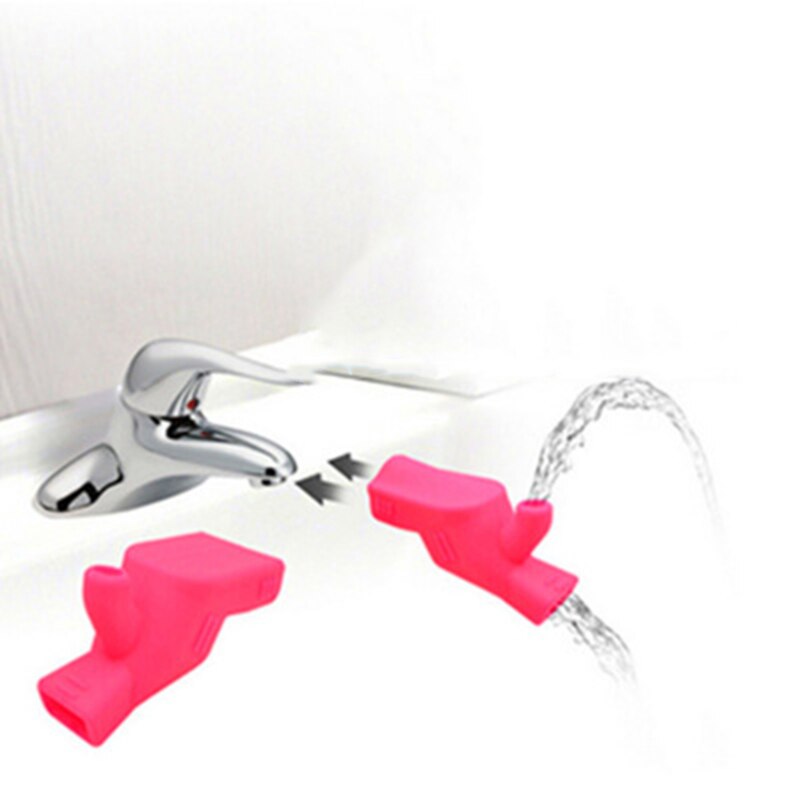 Hoog elastische siliconen kraanverlenging voor wastafel, wasmachine, badkamer, keuken, wastafelkraanverlenging