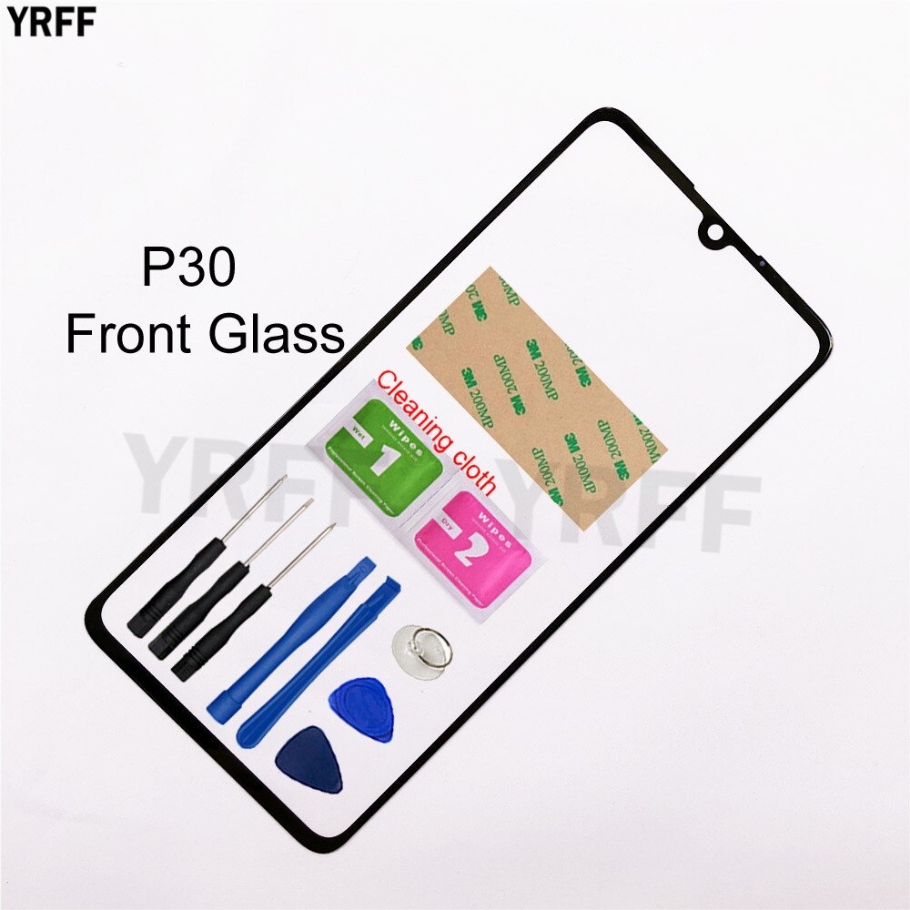 Mobiele Voorpaneel Glas Voor Huawei Ascend P30 Lite Voor Glas Outer Glas Cover Panel Vervanging