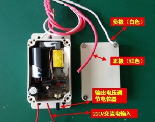 220v Outpu del purificatore dell&#39;aria dell&#39;alimentazione elettrica elettrostatica ad alta tensione del generatore 10000v