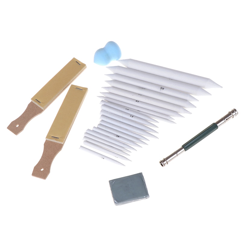 1set Sketch Pencil Art Painting Sandpaper Block For Pencil Sharpening Pointer Drawing Tool School supply