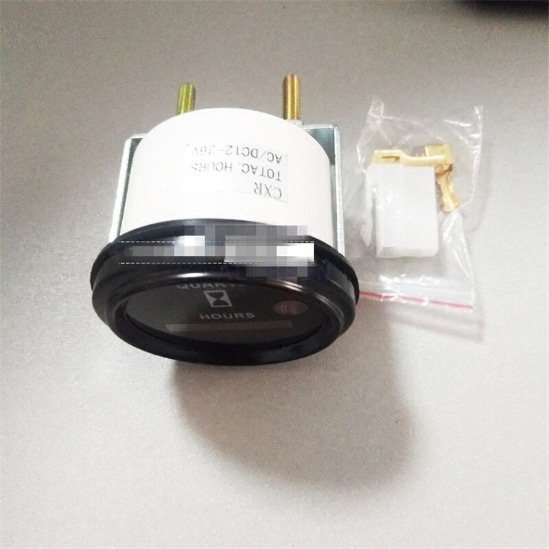 Excavator loader bulldozer engineering vehicle universal LCD hour meter timer LCD timetable