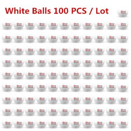 Whizz Pingpong Bal 3 Sterren Concurrentie Training Ballen Materialen Hoge Elasticiteit Ping-Pong Ballen: white balls 100PCS