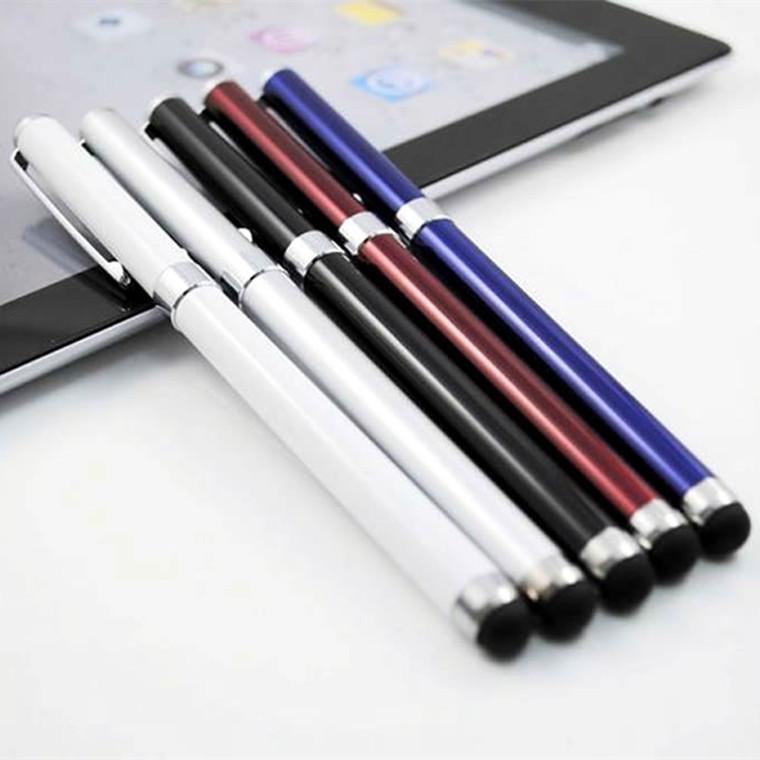 Universal 2 in1 capacitivo stylus para ipad tablet canetas desenho lápis tela caneta de toque estilete caneta inteligente telefone móvel escrita