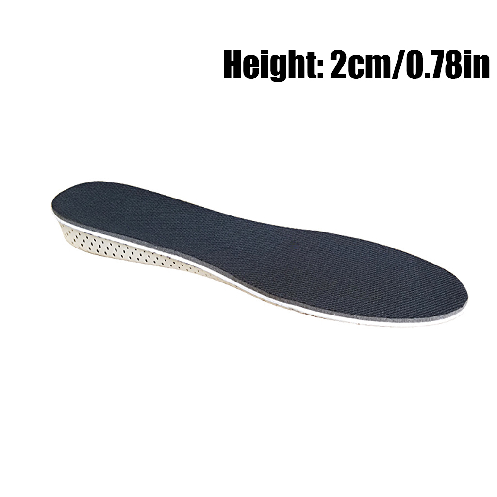 Hoogte Toename Inlegzolen Ademend Traagschuim Hak Lifting Inserts Schoen Liften Schoen Pads Lift Inlegzolen Voor Unisex:  pad 2cm