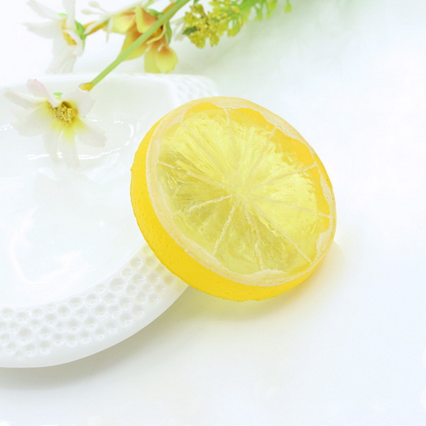 Pinces à cheveux mignonnes en tranches de citron pour filles, pinces à cheveux en résine, bandes de cheveux de fruits artificiels, ornements de cheveux à la pour enfants, accessoires: green