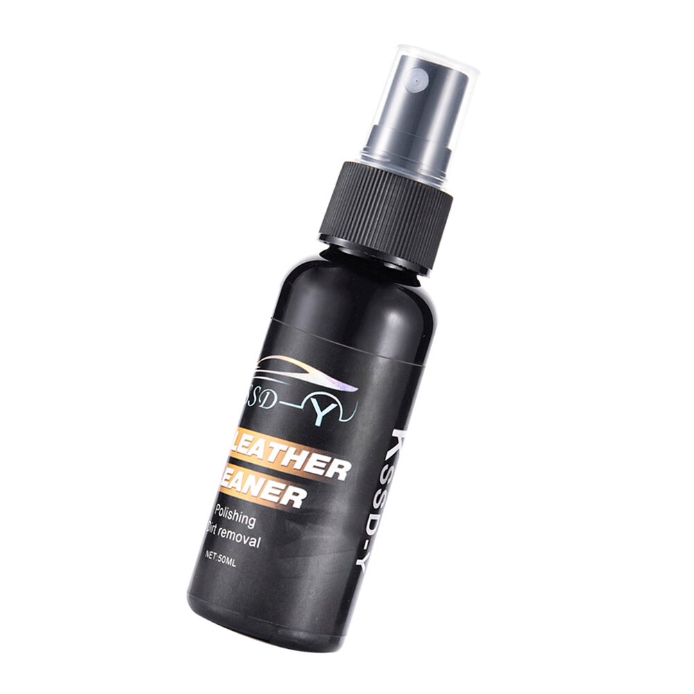 50ml Car Seat Interior Cleaner Auto Leather Clean Dressing Cleaner Car Accessories for Fabric Plastic Leather Surfaces Car
