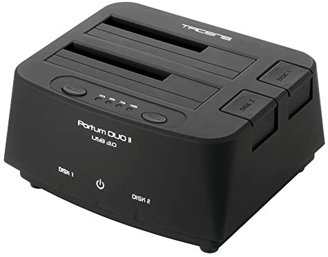 Docking Station Tacens 5portumdu-2 Usb3.0 Voor 2 Sata 2.5 Of 3.5 Clonado Autonomo Otb One Touch Backup