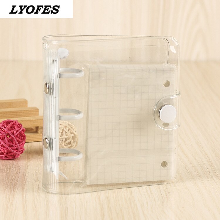 Kawaii Mini Pocket 3 Ring Loose-leaf Diary Notebook Binder Journal Agenda Book Birthday Set Korean School Stationery