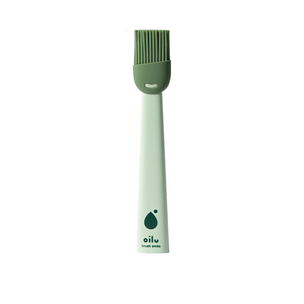 1Pc Silicone BBQ Oil Brush Basting Brush Kitchen Pastry Oil Cooking Smear BBQ Brush Tool Kitchen Accessories: Green
