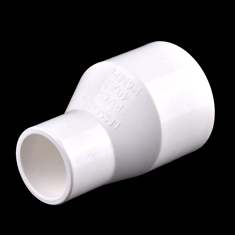 1Pc PVC Straight Eccentric Reducer Connectors, Garden Irrigation Water Pipe Joint Drainage Pipe Accessories Fish Tank Adapter