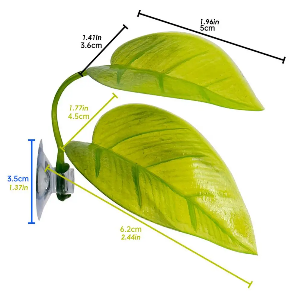 1PC Betta Vis Rest Blad Paaien Blad Paaien Sierplant Water Gras Decor Aquarium Blad Planten Decoratie Accessoires: Bruin