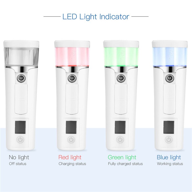 CkeyiN Digital Skin Analyzer Portable Tester Dry Moisture Oil Content Analysis Facial Sprayer Skin Scrubber Shovel