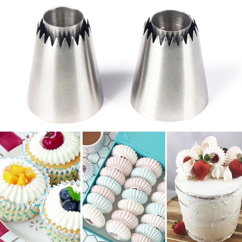 Sultan Buis Russische Pastry Tips Icing Piping Stainlessl Staal Nozzles Cookie Grote Icing Piping Nozzles Cupcake Bakken Tools