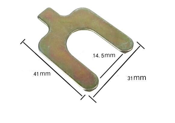 Auto parts Four-wheel Positioning Adjustment Washer U-type Plug Gasket 50pcs/lot Cart Four Wheel Alignment Insert U-shaped Shim