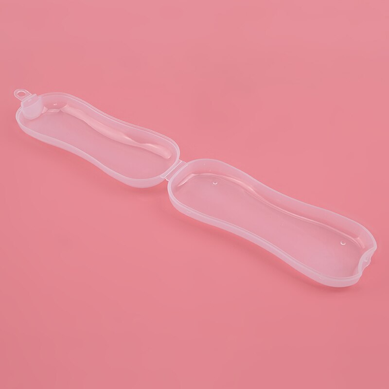 Baby Simple Spoon Storage Box Portable Transparent Plastic Tableware Case Spoon Fork Storage Box Cutlery Organizer Travel