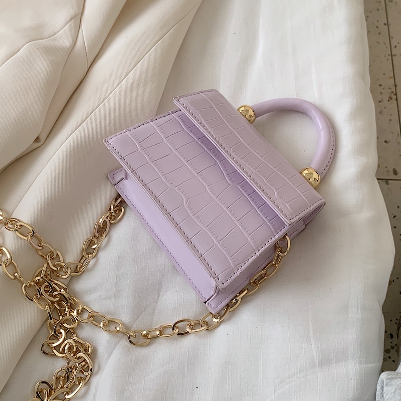 Crossbodytassen met krokodillenmotief voor dames, kleine dameshandtas, pu-leren handtas, avondtassen van het merk sac a main