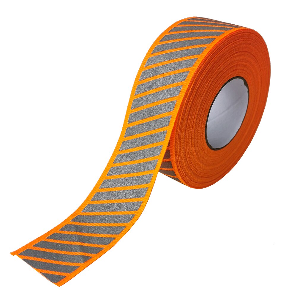 Sølv reflekterende webbing bånd diy stof tape til tøj sy  on 3cm x 2 meter: Stribe-o