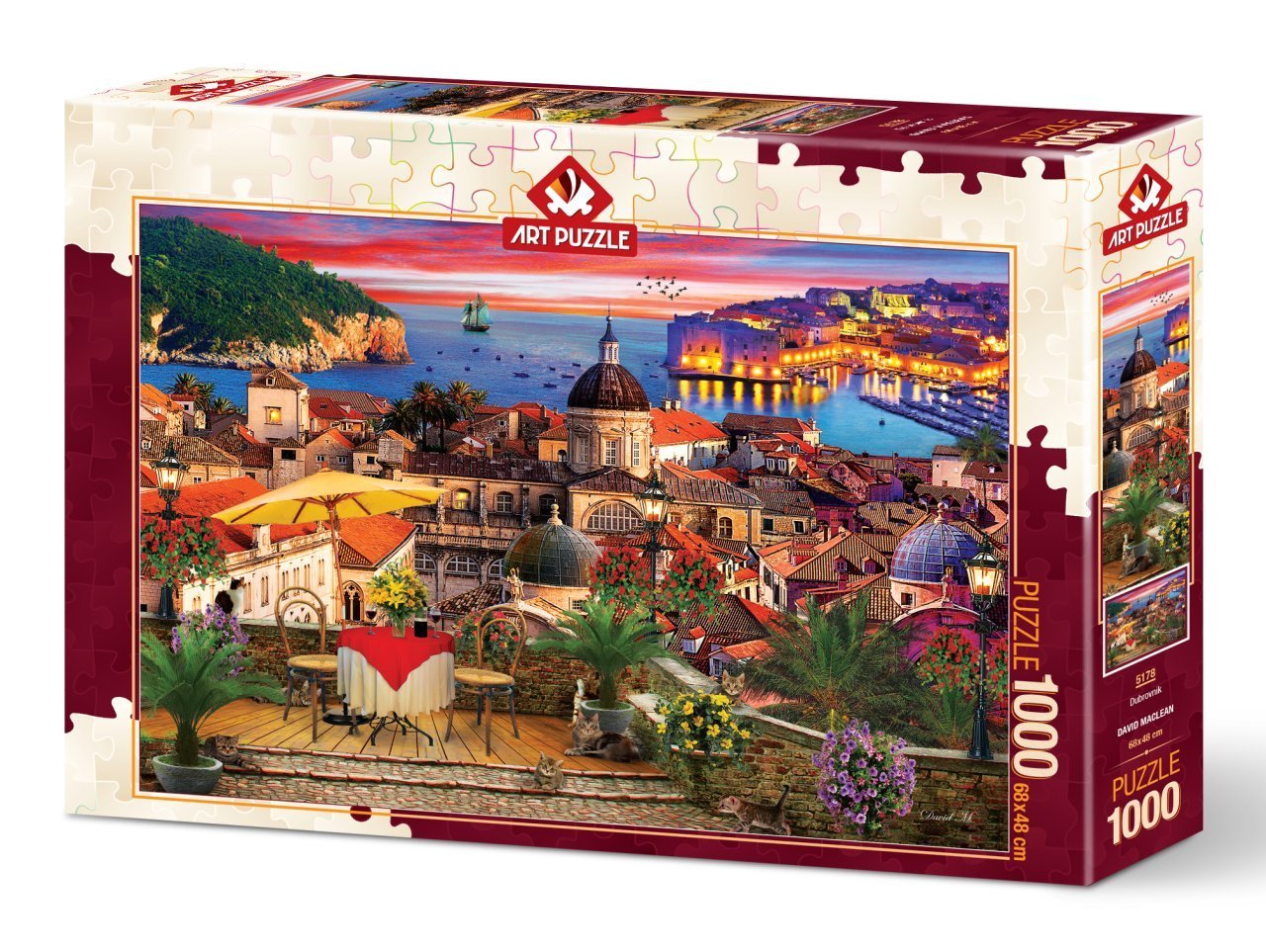 Art Puzzle Dubrovnik 1000 Piece Jigsaw Puzzle