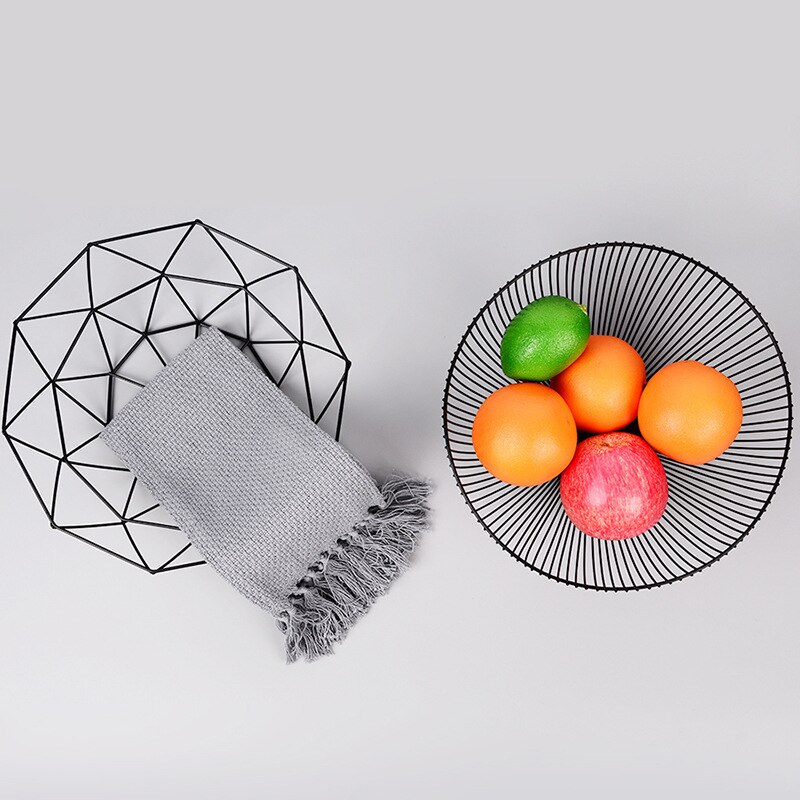 Cesta oco de frutas, cesta de frutas para cozinha, tigela, acessórios domésticos, organizador de petiscos, cestas de armazenamento de alimentos