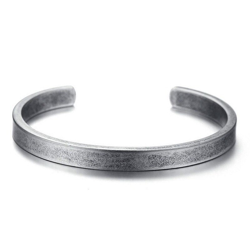 Brazalete Vintage vikingo para hombre y mujer, pulsera abierta de aleación clásica para deporte diario