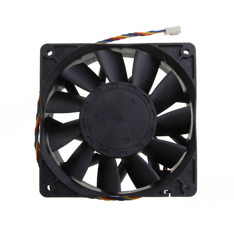 D12BM-12D Cooling Fan PQM 4P 12V 2.3A Server Cooling Fan 12cm 120x120x38mm 4700 rpm for Bitcoin Miner