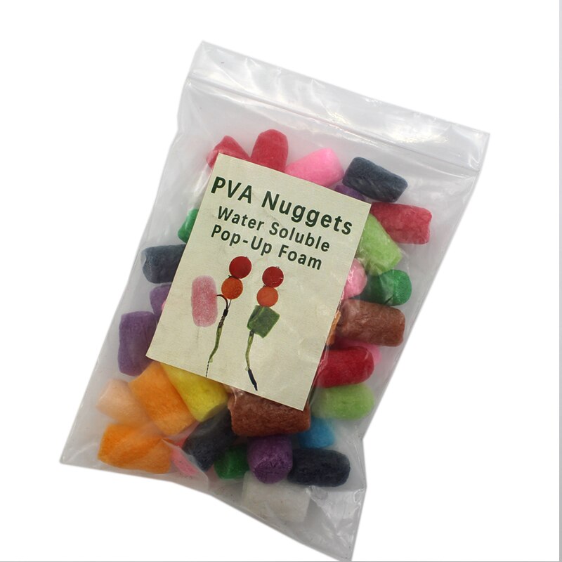 1 Bag Carp Fishing Accessories Foam PVA Nuggets for Carp Rig Hair Chod Ronnie Rig Fishing Tackle: Default Title