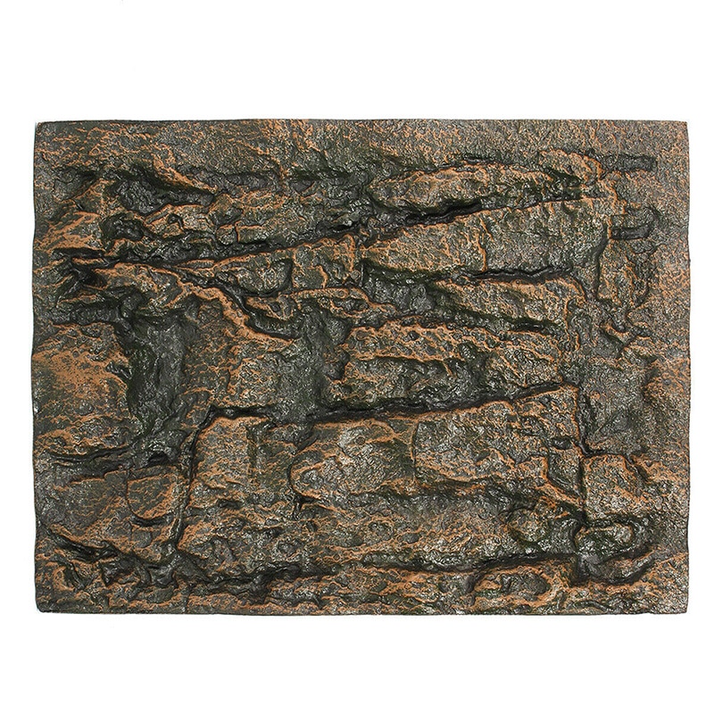 1 st akvarium bakgrund vägg 3d reptil terrarium vivarium akvarium skum sten sten 60 x 45 x 3cm