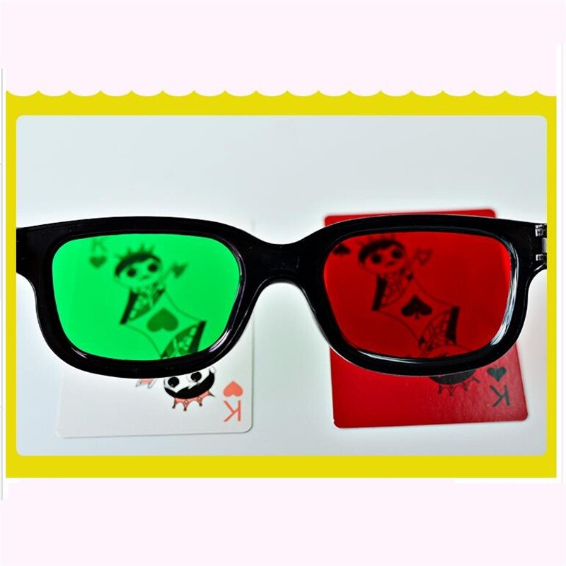 Lunettes correctrices rouge vert Poker | Formation de réadaptation pour enfants, couleur de la cécité de Poker, anisometropic amblyopia str, strabismic