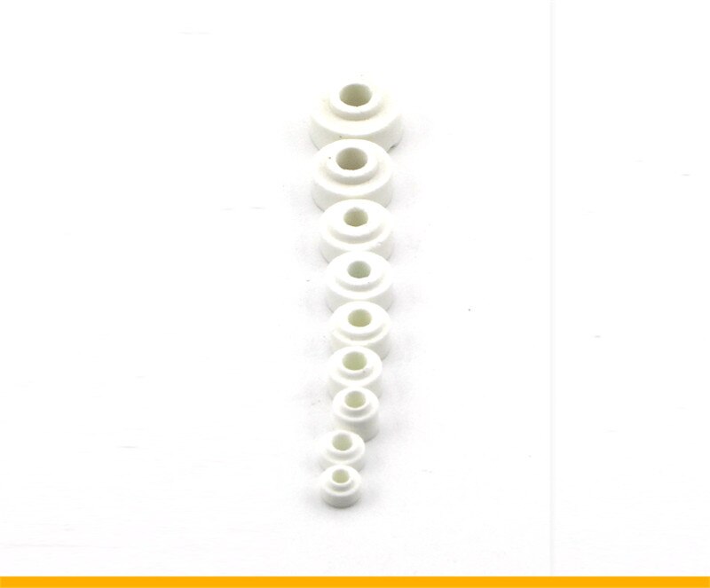 Ceramic gasket Diameter=16mm/High temperature ceramic beads/Insulating ceramic gasket/Heating tube/ Porcelain joint terminal