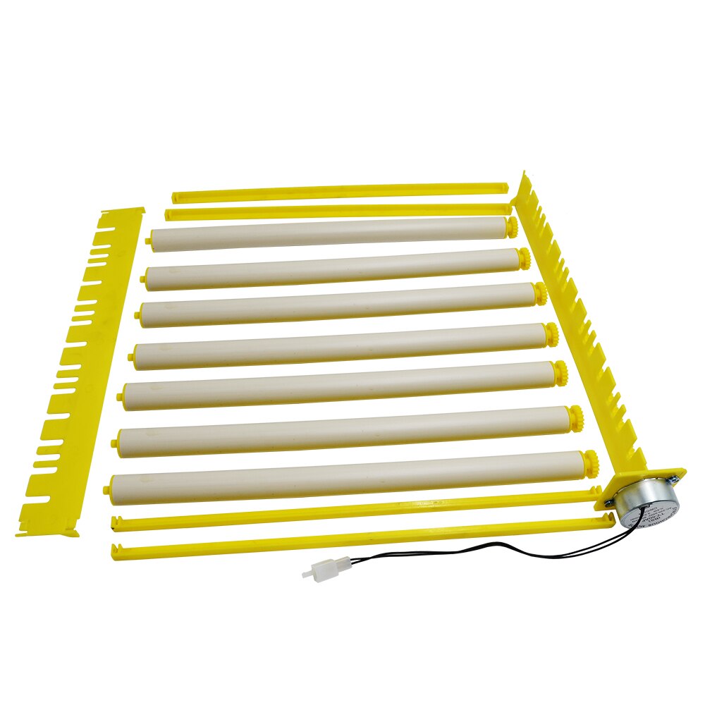 Roller Egg With Motor Turn The Eggs Excellent Duck Quail Bird Poultry Eggs Tray Farm Incubation Supplies: 7tubes / AC 12V
