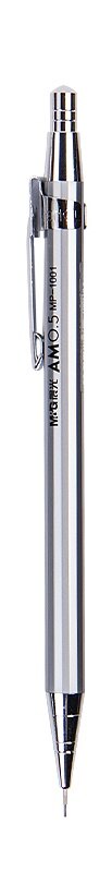 M&amp;G Full Metal Mechanical Pencil 0.5mm 0.7mm for Drawing and Writing School Supplies Get 2 Free Leads: 1PC 0.5mm Silver