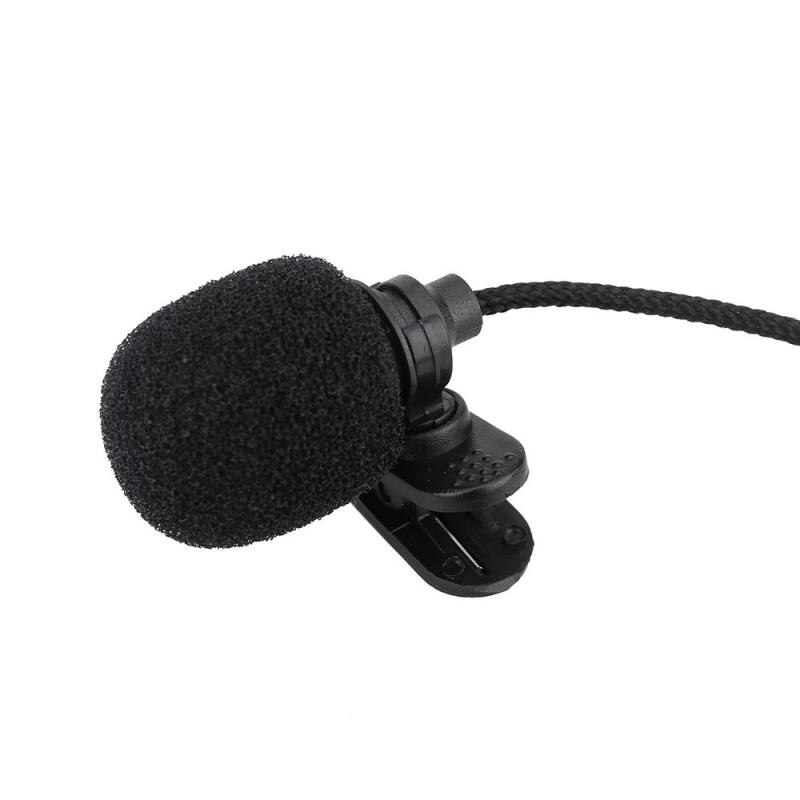 Microphon Mini Portable mic Clip-on Lapel Lavalier Microphone 3.5mm Jack Condenser Mic For Computer PC Laptop Loundspeaker