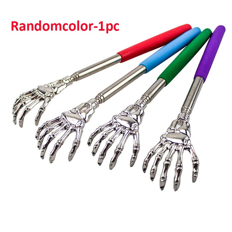 Rascador de espalda telescópico, masajeador, rascador de espalda extensible, rascador de picazón para la salud, 1/3/4 unidades: 1pc Ghost claw
