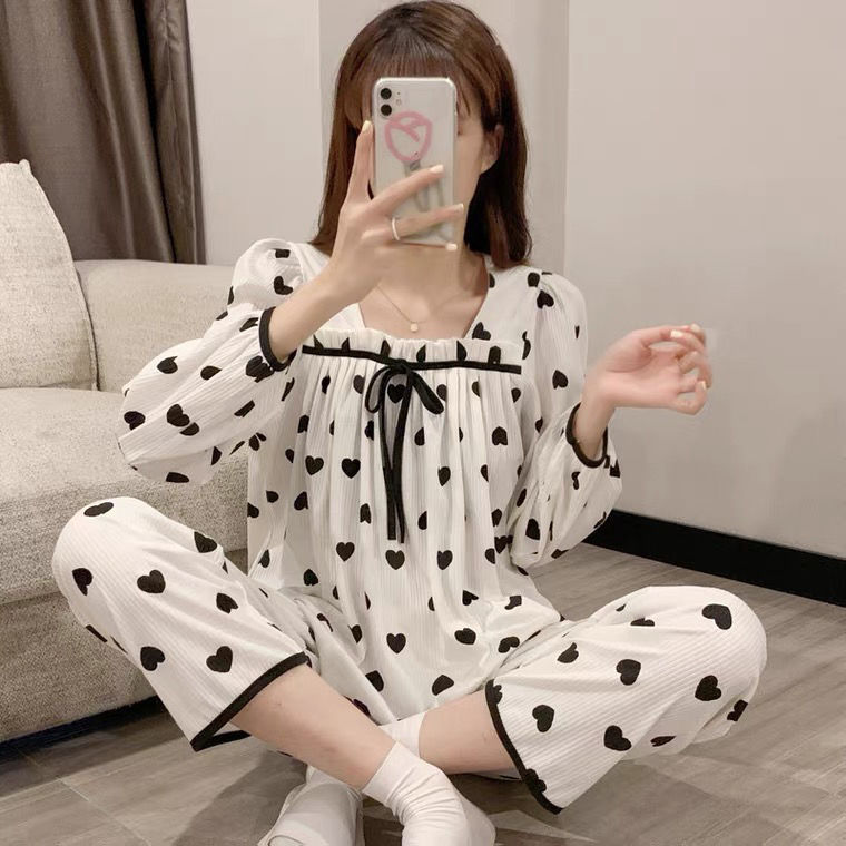 Dames pyjama lange mouw kopen? Katoen & Fleece | 200 keuzes