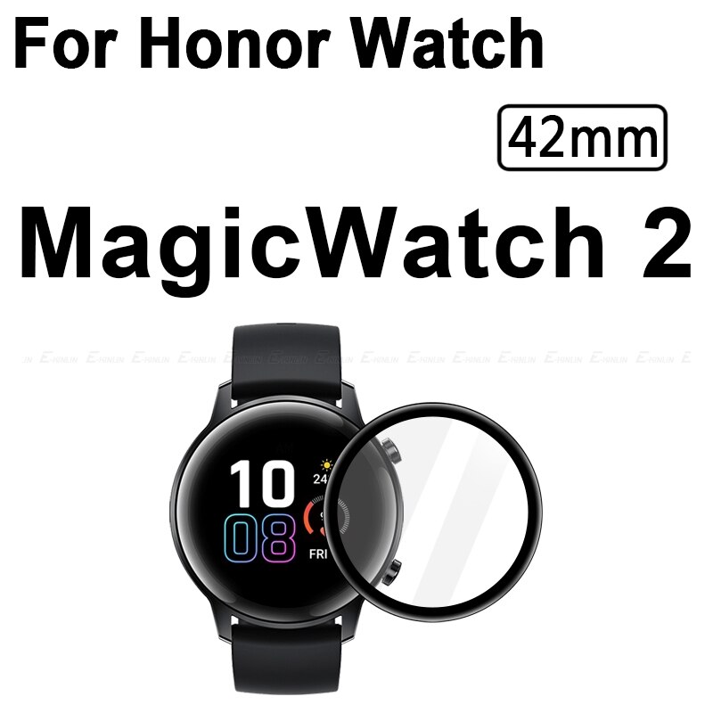 99d buet fuld cover skærmbeskytter til huawei honor watch magicwatch 2 magisk ur 2 46mm 42mm blød beskyttelsesfilm ikke glas: Til magicwatch 2 42mm