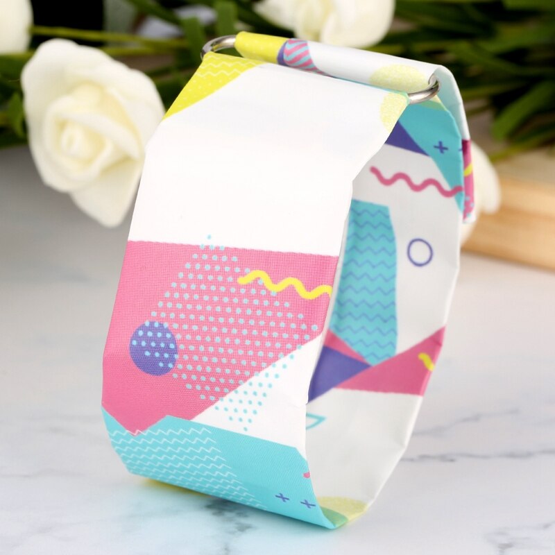 Reloj de papel con correa de papel DuPont , relojes de cuarzo duraderos de para mujer, reloj de pulsera de con patrón Adorable