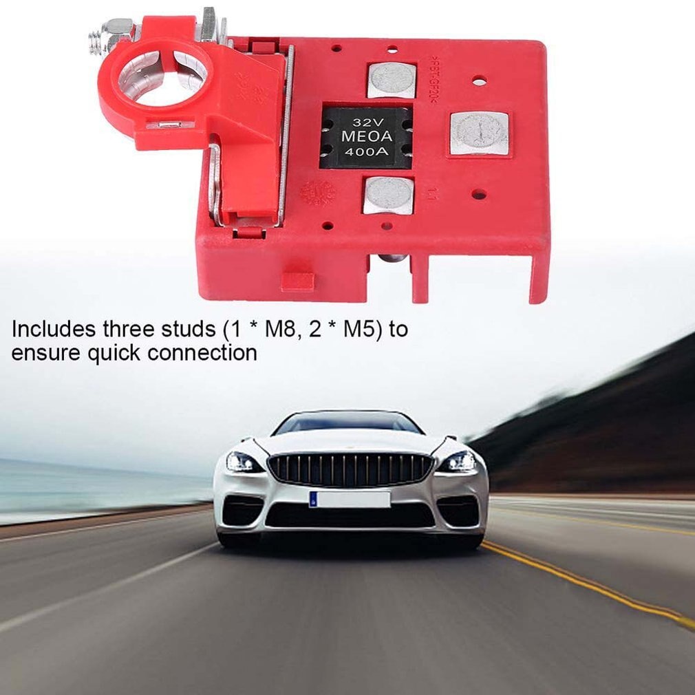 Positive Battery Terminal Car Caravan 32V 400A Quick Release Fused Battery Distribution Terminals Clamps Connector
