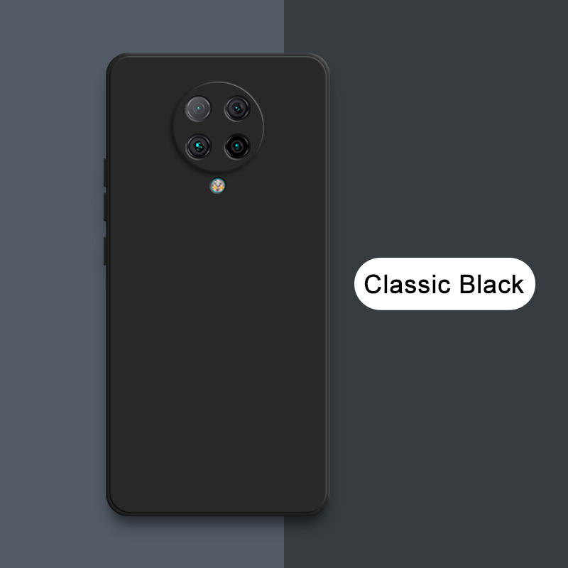 Coque carrée originale en Silicone liquide pour Xiaomi POCO F2 Pro, protection d'objectif d'appareil photo, coque arrière de téléphone souple F2Pro, armure antichoc