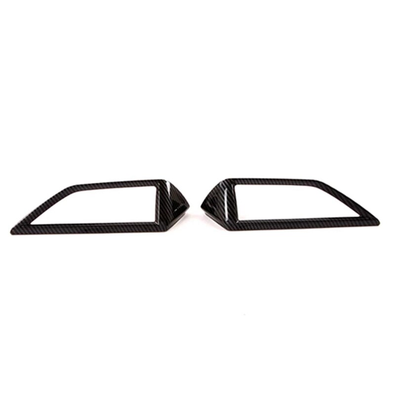 Car Air Conditioning Vent Outlet Cover Trim ABS Carbon Fiber for Subaru Forester Interior Accessories