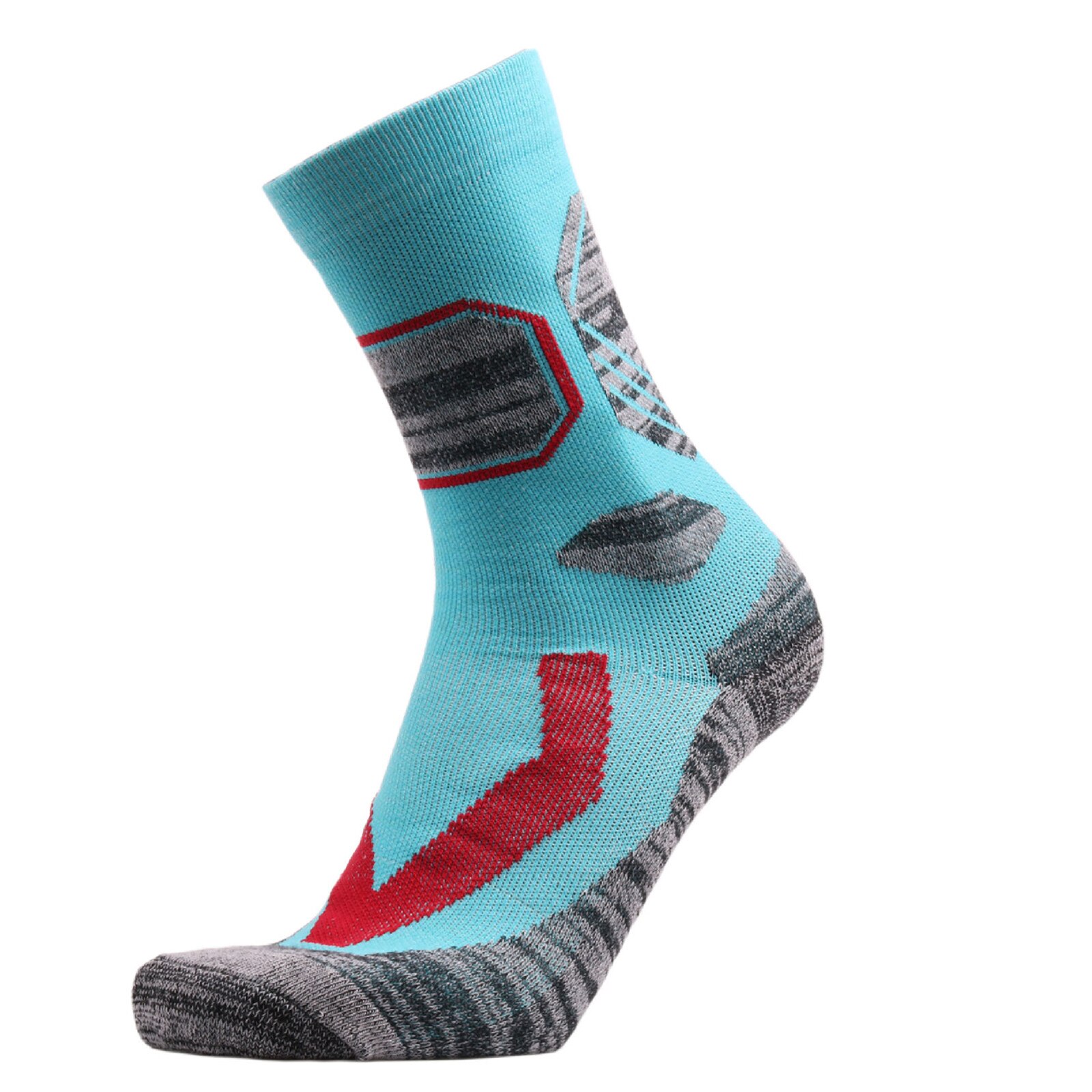 Chaussettes de ski unisexes, chaudes et épaisses, pour l'alpinisme, le cyclisme en plein air et la neige, pour hommes et femmes, hiver: Sky Blue