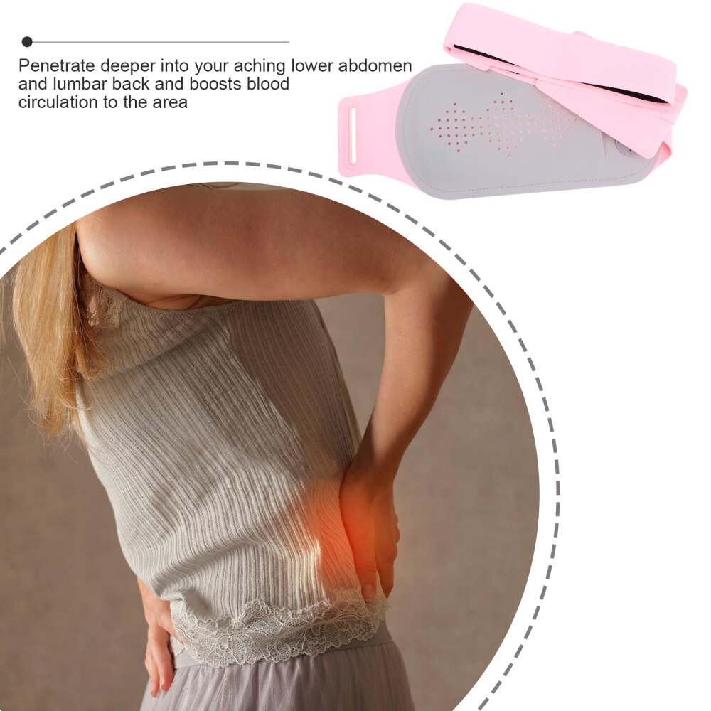 Menstrual Heating Pad Waist Lower Back Belt with 3 Temperature Setting for